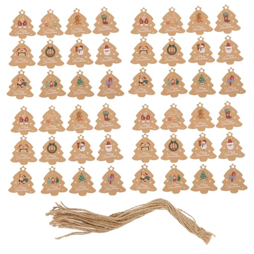 GARIOUANS Weihnachtsanhänger Weihnachts-namensschilder Weihnachts-tag Weihnachten Dekoration Papierornamente Hängende Papieranhänger Dekor Kraftpapier GARIOUANS Weihnachtsanhänger Weihnachts-namensschilder Weihnachts-tag Weihnachten Dekoration Papierornamente Hängende Papieranhänger Dekor Kraftpapier von GARIOUANS