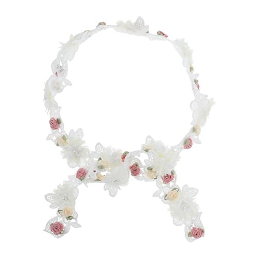 GARIOUANS Weiße Spitzenborte mit Perlenbesatz Romantisches Rosen Spitzenband Breit für DIY Brautkleider Blumenarrangements Scrapbooking und Handarbeiten GARIOUANS Weiße Spitzenborte mit Perlenbesatz Romantisches Rosen Spitzenband Breit für DIY Brautkleider Blumenarrangements Scrapbooking und Handarbeiten von GARIOUANS
