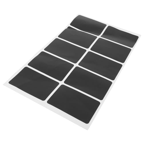 GARIOUANS Wiederverwendbare Schwarze Kreidetafelfolie Teiliges Rechteckiges Etiketten Selbstklebend Abwischbar zum Beschriften von Glasflaschen Vorratsbehältern Weinflaschen DIY Dekoration GARIOUANS Wiederverwendbare Schwarze Kreidetafelfolie Teiliges Rechteckiges Etiketten Selbstklebend Abwischbar zum Beschriften von Glasflaschen Vorratsbehältern Weinflaschen DIY Dekoration von GARIOUANS