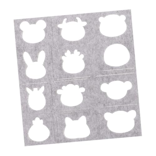 GARIOUANS Wollfilz Schablone DIY Filz Bastelvorlage Tiermotive Filz Trockenfilzen Handgefertigte Filzform für Erwachsene Basteln von GARIOUANS