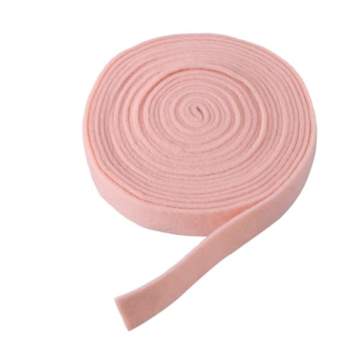 GARIOUANS Wollfilzband Rosa Umweltfreundliches Bastelband Für DIY Weihnachtsbaumkränze Applikationen Und Dekorationen Strapazierfähig Und Farblich Beständig von GARIOUANS