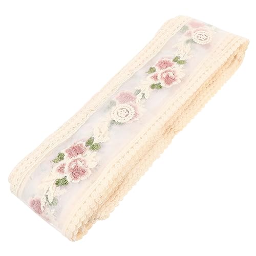 GARIOUANS Yards Baumwollspitzenband mit Blumenmuster Bestickte DIY Spitzenborte für Hochzeitsapplikationen Nähen und Bekleidung Vielseitiges Zierband für Handwerk und Dekoration GARIOUANS Yards Baumwollspitzenband mit Blumenmuster Bestickte DIY Spitzenborte für Hochzeitsapplikationen Nähen und Bekleidung Vielseitiges Zierband für Handwerk und Dekoration von GARIOUANS