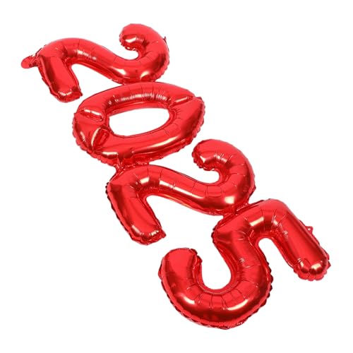 GARIOUANS Zahlen Folienballons aus Aluminiumfolie Partydeko für Silvester Abschlussfeiern Jubiläen Langlebig Einfach zu Befestigen Rote Verbundnummern Vielseitig Einsetzbar GARIOUANS Zahlen Folienballons aus Aluminiumfolie Partydeko für Silvester Abschlussfeiern Jubiläen Langlebig Einfach zu Befestigen Rote Verbundnummern Vielseitig Einsetzbar von GARIOUANS