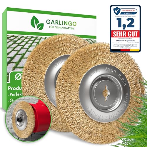 GARLINGO Fugenbürste 2er Set | Kompatibel mit Einhell Fugenbürste BG-EG 1410 GC-EG 1410 GC-CC 18 Li | 10 mm Breite | Ersatzbürste Fugen Bürste GARLINGO Fugenbürste 2er Set | Kompatibel mit Einhell Fugenbürste BG-EG 1410 GC-EG 1410 GC-CC 18 Li | 10 mm Breite | Ersatzbürste Fugen Bürste von GARLINGO