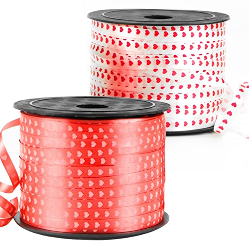400 Yard Valentinstag Rot Weiß Ringelband Herz Muster Band für Geschenkverpackung Ballon Schnur Valentinstag Dekorationen Geburtstag Party Supplies Handwerk DIY Dekorationen 5 mm 400 Yard Valentinstag Rot Weiß Ringelband Herz Muster Band für Geschenkverpackung Ballon Schnur Valentinstag Dekorationen Geburtstag Party Supplies Handwerk DIY Dekorationen 5 mm von GARNETIN