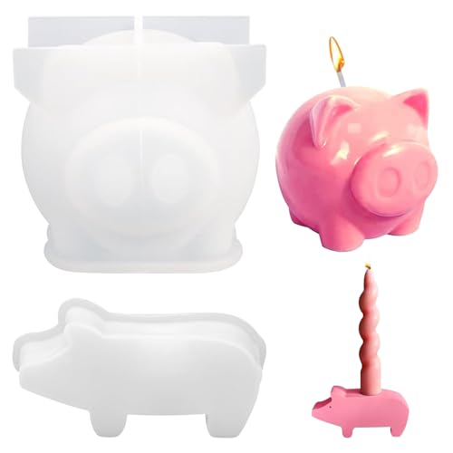 2 Stück Silikonformen Schwein Kerzenhalter Silikonform Schwein Gießformen silikonform Kerzenhalter Gießform Kerzenformen zum Gießen von Kerzenhalterform Glücksschwein 2 Stück Silikonformen Schwein Kerzenhalter Silikonform Schwein Gießformen silikonform Kerzenhalter Gießform Kerzenformen zum Gießen von Kerzenhalterform Glücksschwein von GAROMIA