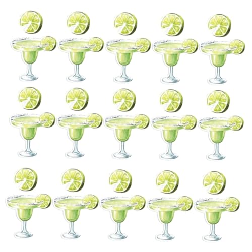 GAROZATION Cocktail-Party-Maskenball-Dekorationen: Margarita-Glas-Konfetti Bachelorette Party Favor Night GAROZATION Cocktail-Party-Maskenball-Dekorationen: Margarita-Glas-Konfetti Bachelorette Party Favor Night von GAROZATION