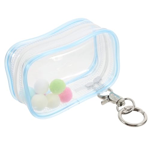 GAROZATION 1 Set Babytasche Figurenetui Schlüsselanhänger Figuren Displaytasche Für Spielzeug Kleine Puppen Aufbewahrungstasche Figuren Aufbewahrungstasche Transparente Tasche von GAROZATION