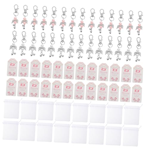 GAROZATION 1 Set Glockenengel, Exquisite Schlüsselanhänger, Charm Schlüsselanhänger, Engel Anhänger, Dekorativer Schlüsselanhänger, Unvergessliche Engel Schlüsselanhänger, Party Engel von GAROZATION