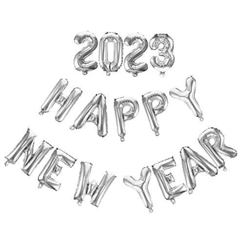 GAROZATION 1 Set Neujahrs Dekorationsballons Aluminiumfolie HAPPY NEW YEAR 2023 Partybedarf Für Silvesterfeier Festliche Luftballons Für Neujahrsfeier Und Dekoration GAROZATION 1 Set Neujahrs Dekorationsballons Aluminiumfolie HAPPY NEW YEAR 2023 Partybedarf Für Silvesterfeier Festliche Luftballons Für Neujahrsfeier Und Dekoration von GAROZATION