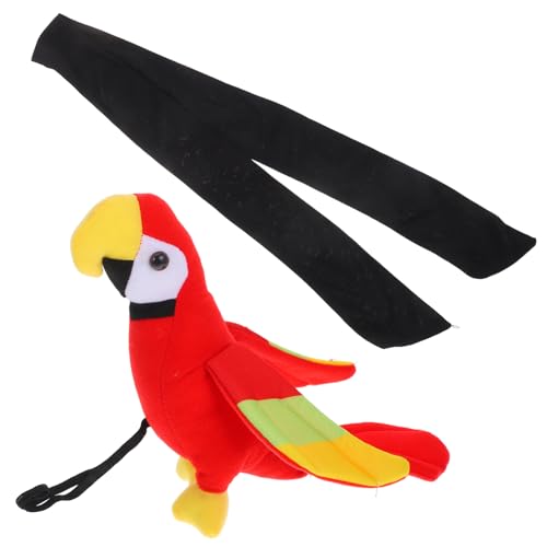 GAROZATION 1 Set Piratenpapagei, Ausgestopfter Papagei Auf Der Schulter, Simulierter Papagei, Schulterpapagei, Piratenvogel Für Die Schulter, Papageienkostüm, Papagei, Plüsch, Cosplay GAROZATION 1 Set Piratenpapagei, Ausgestopfter Papagei Auf Der Schulter, Simulierter Papagei, Schulterpapagei, Piratenvogel Für Die Schulter, Papageienkostüm, Papagei, Plüsch, Cosplay von GAROZATION