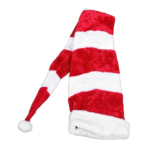 GAROZATION 1 3 M Weihnachtsmütze Für Erwachsene Plüsch Weihnachtsmütze Weihnachtsfeier-dekorationen Weihnachtsmütze Dekoration GAROZATION 1 3 M Weihnachtsmütze Für Erwachsene Plüsch Weihnachtsmütze Weihnachtsfeier-dekorationen Weihnachtsmütze Dekoration von GAROZATION