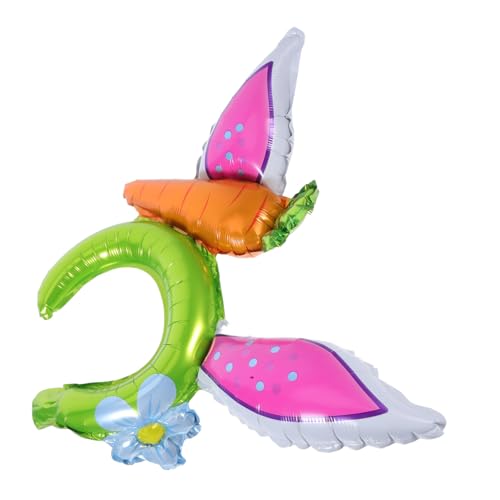 GAROZATION Tier Ballons Geburtstag Dekoration 10 Stücke Bunny Ohr Stirnband Ostern Bunny Karotte Form Aufblasbare GAROZATION Tier Ballons Geburtstag Dekoration 10 Stücke Bunny Ohr Stirnband Ostern Bunny Karotte Form Aufblasbare von GAROZATION