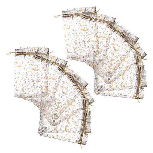 GAROZATION 100St weihnachstüten weihnachtstüten bonbontüten geschenksäcke geschenktüte Tasche Netz groß Vor Zugbeutel für bunte Organzasäckchen Schmuckbeutel Stoff Black GAROZATION 100St weihnachstüten weihnachtstüten bonbontüten geschenksäcke geschenktüte Tasche Netz groß Vor Zugbeutel für bunte Organzasäckchen Schmuckbeutel Stoff Black von GAROZATION