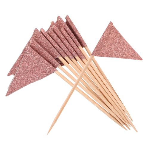GAROZATION 12 Stück Teiliges Dreieckige Kuchenflaggen in Roségold Dekorative Food Picks für Cupcakes Desserts Obstplatten und Vorspeisen Leicht Kompakt Für Geburtstage Hochzeiten und Partys GAROZATION 12 Stück Teiliges Dreieckige Kuchenflaggen in Roségold Dekorative Food Picks für Cupcakes Desserts Obstplatten und Vorspeisen Leicht Kompakt Für Geburtstage Hochzeiten und Partys von GAROZATION