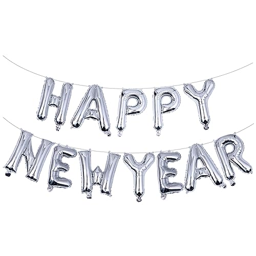 GAROZATION Luftballons 16 Happy New Year-luftballons Party-ballon-set Aus Aluminiumfolie Für Dekorative Zwecke GAROZATION Luftballons 16 Happy New Year-luftballons Party-ballon-set Aus Aluminiumfolie Für Dekorative Zwecke von GAROZATION