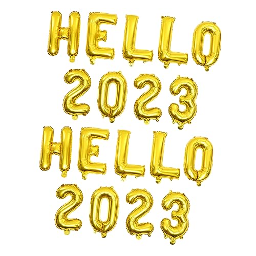 GAROZATION 2 Sätze Neujahrs Luftballons 2023 Dekorative Folienballons Verschiedenen Farben Partyzubehör Für Festliche Anlässe Und Feiern Ideal Für Silvester Und Jubiläen GAROZATION 2 Sätze Neujahrs Luftballons 2023 Dekorative Folienballons Verschiedenen Farben Partyzubehör Für Festliche Anlässe Und Feiern Ideal Für Silvester Und Jubiläen von GAROZATION