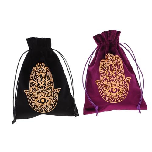 GAROZATION 2 Stück Tarot Tasche, Aufbewahrungstasche, Tarot Karten Beutel, Tarot Kordelzug Tasche, Tarot Karten Taschen, Tarot Karten Behälter, Tarot Kordelzug Tasche, Tarot GAROZATION 2 Stück Tarot Tasche, Aufbewahrungstasche, Tarot Karten Beutel, Tarot Kordelzug Tasche, Tarot Karten Taschen, Tarot Karten Behälter, Tarot Kordelzug Tasche, Tarot von GAROZATION