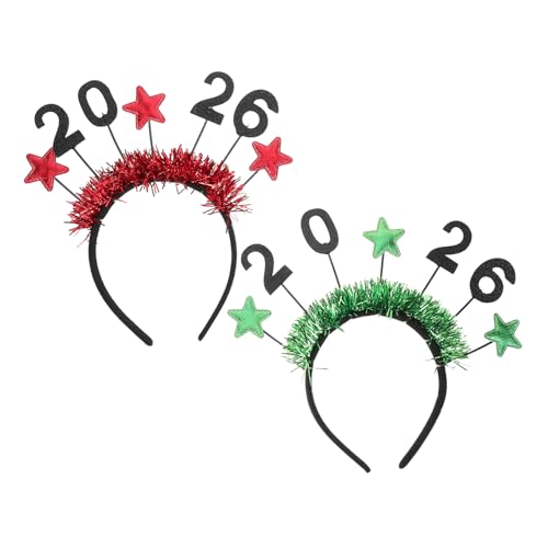 GAROZATION 2 Stück Teiliges Neujahrs Party Haarreif mit Stern Design Glitzerndes Haaraccessoire für Damen und Festlicher Kopfschmuck für Silvesterfeier und Neujahrs Outfit GAROZATION 2 Stück Teiliges Neujahrs Party Haarreif mit Stern Design Glitzerndes Haaraccessoire für Damen und Festlicher Kopfschmuck für Silvesterfeier und Neujahrs Outfit von GAROZATION