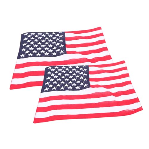 GAROZATION 2 Stücke Patriotic Bandanas mit Amerikanischer Flagge Vielseitige Halstücher und Kopftücher für Männer und Frauen Ideales Patriotisches Zubehör für Jede Gelegenheit GAROZATION 2 Stücke Patriotic Bandanas mit Amerikanischer Flagge Vielseitige Halstücher und Kopftücher für Männer und Frauen Ideales Patriotisches Zubehör für Jede Gelegenheit von GAROZATION