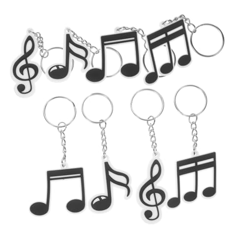 GAROZATION 20 Stück Teiliges Musik Themen Schlüsselanhänger mit PVC Musiknoten Kreative DIY Schlüsselanhänger für Musikpartys und Kleine Geschenke Musiker GAROZATION 20 Stück Teiliges Musik Themen Schlüsselanhänger mit PVC Musiknoten Kreative DIY Schlüsselanhänger für Musikpartys und Kleine Geschenke Musiker von GAROZATION