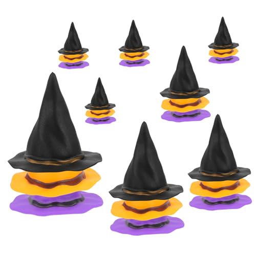 GAROZATION Halloween Hexen Hüte Custom Mini Hüte Wein Flasche Cap Topper Handwerk Zubehör GAROZATION Halloween Hexen Hüte Custom Mini Hüte Wein Flasche Cap Topper Handwerk Zubehör von GAROZATION