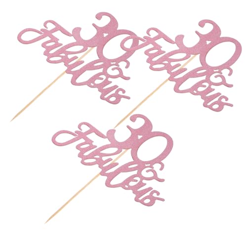 GAROZATION 3 Stk Geburtstagstorte Einfügen Glitzer Zum 30. Roségold-geburtstag Geburtstagskuchendekoration Rosa Geburtstagsdekorationen Für Frauen 30. Geburtstag Jubiläum Rose Gold Papier GAROZATION 3 Stk Geburtstagstorte Einfügen Glitzer Zum 30. Roségold-geburtstag Geburtstagskuchendekoration Rosa Geburtstagsdekorationen Für Frauen 30. Geburtstag Jubiläum Rose Gold Papier von GAROZATION