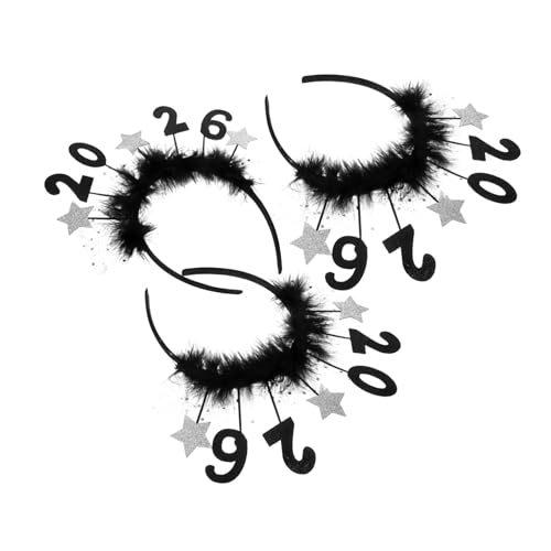 GAROZATION 3 Stück Glitzer Haarreif Party Kopfschmuck Leicht Festlich Modisch für Silvester Neujahrsfeier Fotorequisite Damen Mädchen GAROZATION 3 Stück Glitzer Haarreif Party Kopfschmuck Leicht Festlich Modisch für Silvester Neujahrsfeier Fotorequisite Damen Mädchen von GAROZATION