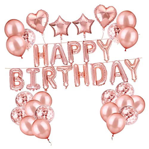 GAROZATION 39 Teiliges Set Zur Geburtstagsfeierdekoration Mit Roségold Tasselvorhang Luftballons Happy Birthday Banner Und Foto Requisiten Perfekt Für Unvergessliche Feiern GAROZATION 39 Teiliges Set Zur Geburtstagsfeierdekoration Mit Roségold Tasselvorhang Luftballons Happy Birthday Banner Und Foto Requisiten Perfekt Für Unvergessliche Feiern von GAROZATION