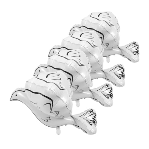 GAROZATION 4 Stück Aluminiumfolie Taubenballons für Hochzeiten Geburtstagsfeiern Gedenkfeiern und Festlichkeiten Accessoires für Besondere Anlässe GAROZATION 4 Stück Aluminiumfolie Taubenballons für Hochzeiten Geburtstagsfeiern Gedenkfeiern und Festlichkeiten Accessoires für Besondere Anlässe von GAROZATION