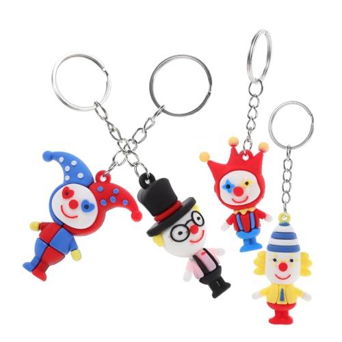 GAROZATION 4 Stück Teiliges Clown Schlüsselanhänger Niedliche Kleine Schlüsselanhänger Taschenanhänger Rucksackdeko Party Deko Schlüsselbund Anhänger GAROZATION 4 Stück Teiliges Clown Schlüsselanhänger Niedliche Kleine Schlüsselanhänger Taschenanhänger Rucksackdeko Party Deko Schlüsselbund Anhänger von GAROZATION
