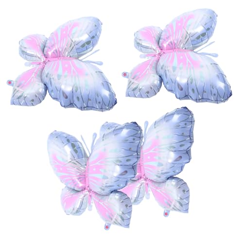 GAROZATION 5 Stück Schmetterling Ballons aus Aluminiumfolie Pastellfarbene Dekoration für Geburtstagsfeiern Taufen und Fotorequisiten Einfache Handhabung und Robustes Material GAROZATION 5 Stück Schmetterling Ballons aus Aluminiumfolie Pastellfarbene Dekoration für Geburtstagsfeiern Taufen und Fotorequisiten Einfache Handhabung und Robustes Material von GAROZATION