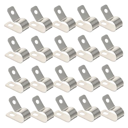 GAROZATION 50 Stück Drahtklammer, Kabelklemme, Kabel Wandclip, Kabelclips Für Kabelmanagement, Automobil Drahtclips, Praktische Kabelclips, Kabelbefestigungsklammer, Kabelverschlüsse, Klemm von GAROZATION
