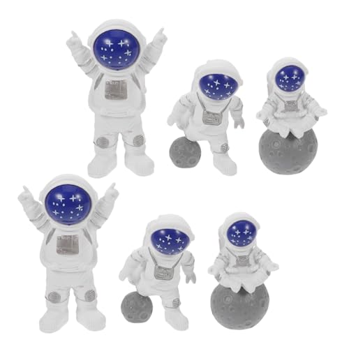 GAROZATION 6 Stück Teiliges Mini-astronauten Resin Weltraumthemen Cake Toppers und Desktop Figuren Farbenfrohe Detailreiche Raumfahrer Deko für Geburtstagsfeiern und Lernpartys GAROZATION 6 Stück Teiliges Mini-astronauten Resin Weltraumthemen Cake Toppers und Desktop Figuren Farbenfrohe Detailreiche Raumfahrer Deko für Geburtstagsfeiern und Lernpartys von GAROZATION