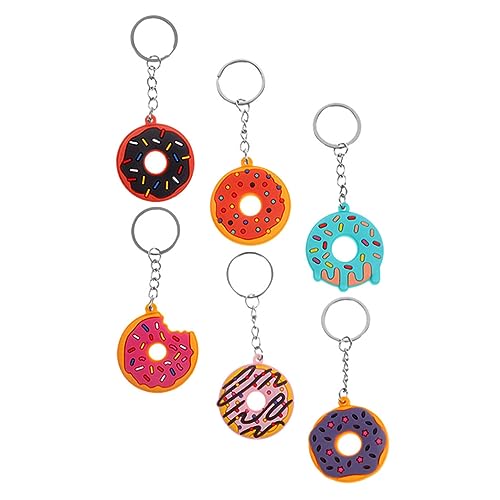 GAROZATION 6Stücke Donut Schlüsselanhänger Süße Anhänger für Taschen Cartoon Schlüsselanhänger als für Festivals und Besondere Anlässe GAROZATION 6Stücke Donut Schlüsselanhänger Süße Anhänger für Taschen Cartoon Schlüsselanhänger als für Festivals und Besondere Anlässe von GAROZATION