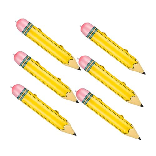 GAROZATION 6stücke Aufblasbare Bleistifte Riesige Dekoration Für Schulanfang Und Kindergeburtstag Leichte Und Sichere Party-accessoires Für Und Schulveranstaltungen GAROZATION 6stücke Aufblasbare Bleistifte Riesige Dekoration Für Schulanfang Und Kindergeburtstag Leichte Und Sichere Party-accessoires Für Und Schulveranstaltungen von GAROZATION