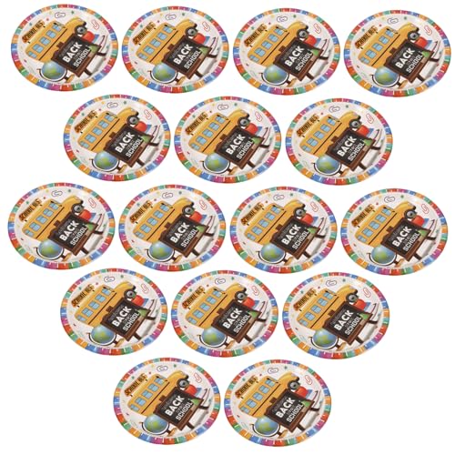 GAROZATION 8 Teiliges Geschirr Für Den Schulanfang, Haushaltskuchenteller, Papierkuchenteller, Praktischer Essteller, Essteller, Haushalts Lebensmittelteller, Multifunktionaler Essteller, GAROZATION 8 Teiliges Geschirr Für Den Schulanfang, Haushaltskuchenteller, Papierkuchenteller, Praktischer Essteller, Essteller, Haushalts Lebensmittelteller, Multifunktionaler Essteller, von GAROZATION