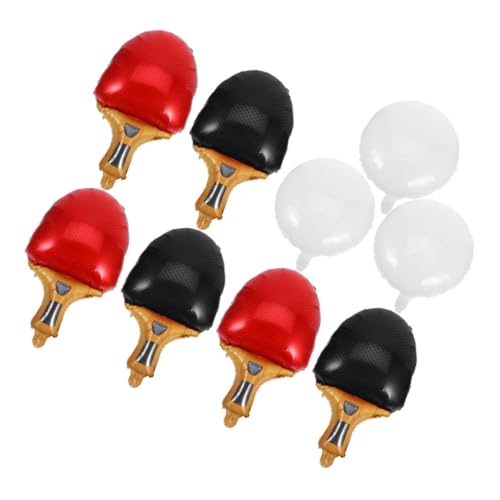 GAROZATION 9 Stück Teiliges Tischtennis Folienballons in Rot Schwarz und Weiß Wiederverwendbare Sportdekorationen für Indoor und Outdoor Partys Sportliche Geburtstags und Eventdeko GAROZATION 9 Stück Teiliges Tischtennis Folienballons in Rot Schwarz und Weiß Wiederverwendbare Sportdekorationen für Indoor und Outdoor Partys Sportliche Geburtstags und Eventdeko von GAROZATION
