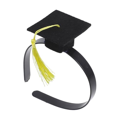 GAROZATION Vielseitiges Grad-cap-stirnband Modischer Mini-doktorhut Als Gastgeschenk Für Abschlussfeiern Als Abschlussdekoration von GAROZATION