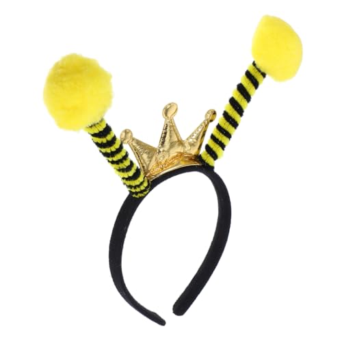 GAROZATION Einzigartiger Foto-kopfschmuck mit Bienententakel Weicher Bequemer Party-haarschmuck für Erwachsene Festival-stirnband Bienen-stirnbänder Lustige Party-dekorationen von GAROZATION