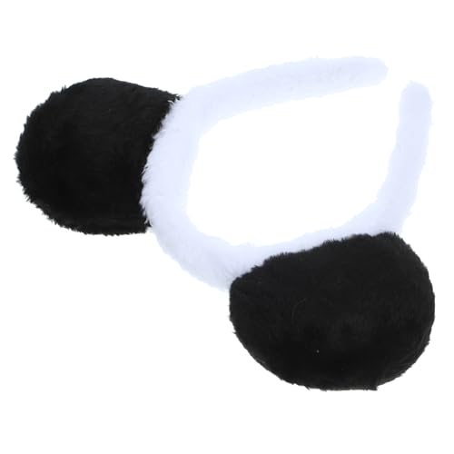 GAROZATION Cosplay Stirnband mit Pandaohren Flauschig Tierkostüm Kopfschmuck für Maskenball Halloween Party Geburtstag Festliches Accessoire GAROZATION Cosplay Stirnband mit Pandaohren Flauschig Tierkostüm Kopfschmuck für Maskenball Halloween Party Geburtstag Festliches Accessoire von GAROZATION