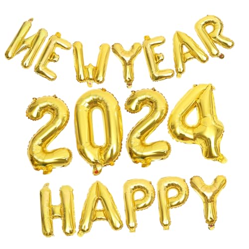 GAROZATION Frohes Neues Jahr 2024 Aluminiumfolienballons Bunte Neujahrsballons Für Die Silvesterparty Dekoballons Verschiedenen Farben Ideal Für Feiern Und Geburtstagsdekorationen GAROZATION Frohes Neues Jahr 2024 Aluminiumfolienballons Bunte Neujahrsballons Für Die Silvesterparty Dekoballons Verschiedenen Farben Ideal Für Feiern Und Geburtstagsdekorationen von GAROZATION