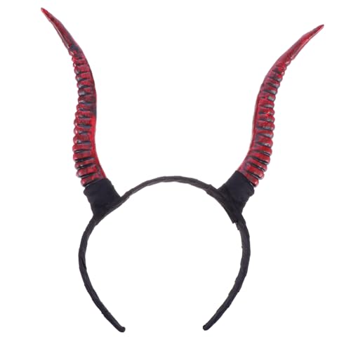 GAROZATION Halloween Haarschmuck Antilopenhorn Stirnband Gothic Kopfschmuck Teufelshörner Kostüm Zubehör für Halloween Karneval Party von GAROZATION