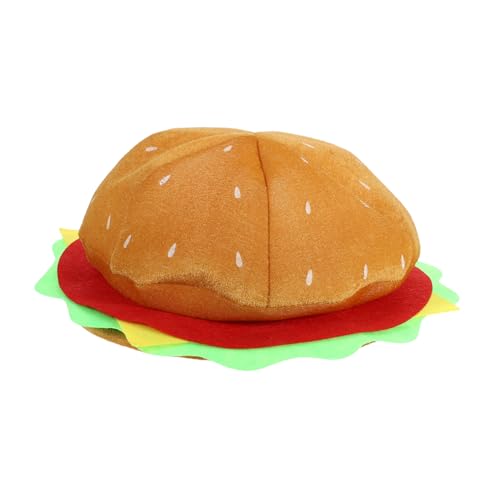 GAROZATION Hamburgerhut, Fast Food Hut, Kostümhut, Mottoparty Barett, Dekorative Party Barettmütze, Partyhut, Requisite, Reisehut, Dekoration, Partyzubehör, Burgerhut Für Auftritte GAROZATION Hamburgerhut, Fast Food Hut, Kostümhut, Mottoparty Barett, Dekorative Party Barettmütze, Partyhut, Requisite, Reisehut, Dekoration, Partyzubehör, Burgerhut Für Auftritte von GAROZATION