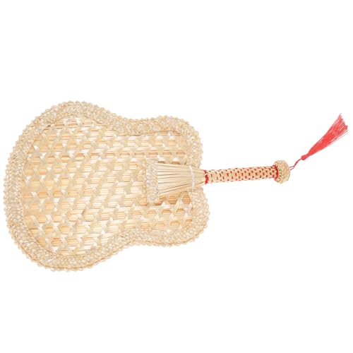 GAROZATION Handgefertigter Strohhut Fächer Großer Chinesischer Handventilator Leicht Tragbar Kühlend und Dekorativ Geeignet für Sommer Outdoor Tanz und Wohnraumgestaltung Beige GAROZATION Handgefertigter Strohhut Fächer Großer Chinesischer Handventilator Leicht Tragbar Kühlend und Dekorativ Geeignet für Sommer Outdoor Tanz und Wohnraumgestaltung Beige von GAROZATION