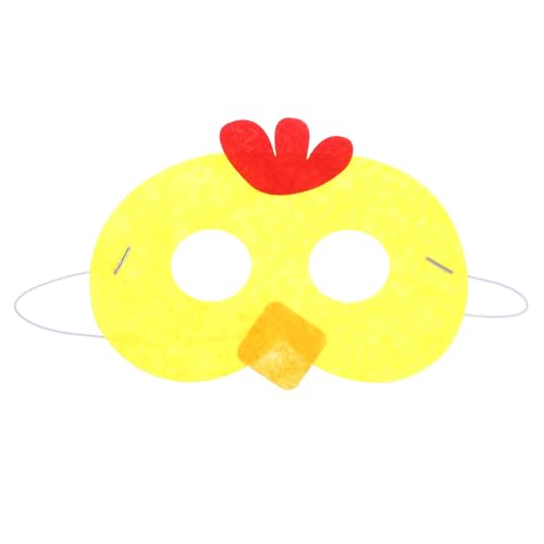 GAROZATION Party-Maske masken für lustige masken Tiermasken Kostümfeier Maske Festliche Masken Ostermaske Halloween-Partymaske Party-Gesichtsmaske Tiere Maske Filzstoff Yellow GAROZATION Party-Maske masken für lustige masken Tiermasken Kostümfeier Maske Festliche Masken Ostermaske Halloween-Partymaske Party-Gesichtsmaske Tiere Maske Filzstoff Yellow von GAROZATION