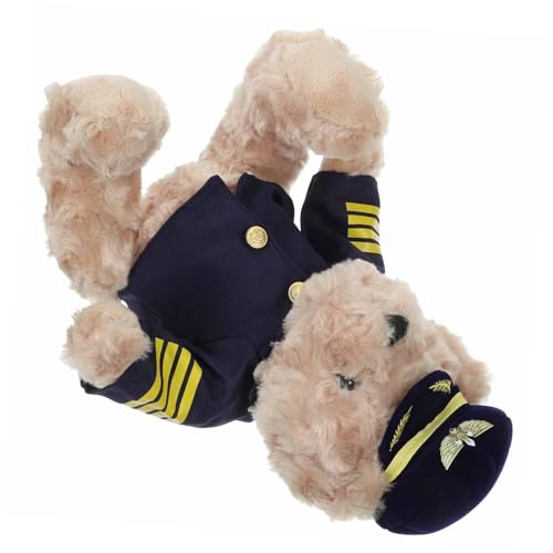 GAROZATION Plüschbär Babybär Kuscheltiere Für Jungen Pilot Plüsch Pilotenkram Stoffbär Pilotenzubehör Bären Mittelstücke Für Babyparty GAROZATION Plüschbär Babybär Kuscheltiere Für Jungen Pilot Plüsch Pilotenkram Stoffbär Pilotenzubehör Bären Mittelstücke Für Babyparty von GAROZATION
