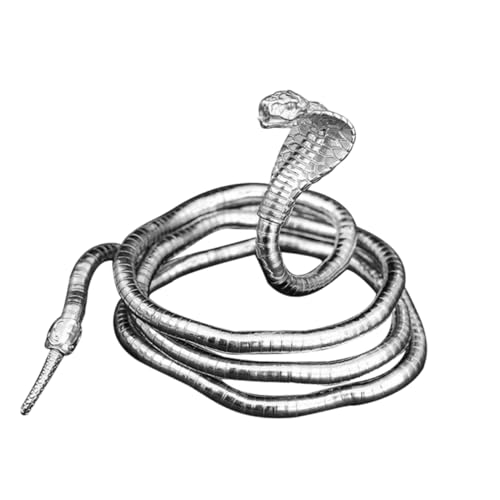 GAROZATION Schlangenkette Charm Halskette Kette Biegbares Schlangenarmband Schlangenarmreif Halskette Schlange Biegbare Halskette Halloween Schlangenarmband Schlangenkette Unzerbrechliche GAROZATION Schlangenkette Charm Halskette Kette Biegbares Schlangenarmband Schlangenarmreif Halskette Schlange Biegbare Halskette Halloween Schlangenarmband Schlangenkette Unzerbrechliche von GAROZATION