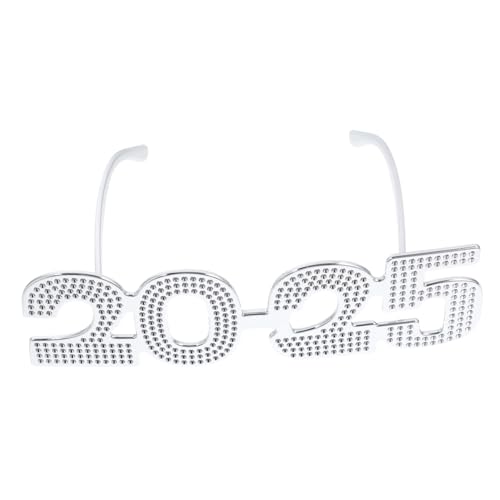 GAROZATION Silvesterpartybrille Zahlenbrille Neujahrsbrille Party Requisiten Foto Requisiten Partybrille Silvesterparty Zubehör 2025 Modellierbrille Kunststoff 2025 Brille Brillen Requisiten GAROZATION Silvesterpartybrille Zahlenbrille Neujahrsbrille Party Requisiten Foto Requisiten Partybrille Silvesterparty Zubehör 2025 Modellierbrille Kunststoff 2025 Brille Brillen Requisiten von GAROZATION