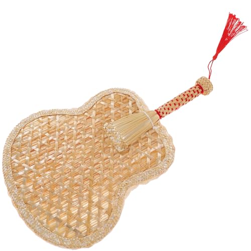 GAROZATION Stroh Handgewebter Vintage Fächer Natürlicher Leichter Handventilator für Sommer Rustikaler Chinesischer Stil Tragbarer Sommer-handfächer für Unterwegs und Dekoration GAROZATION Stroh Handgewebter Vintage Fächer Natürlicher Leichter Handventilator für Sommer Rustikaler Chinesischer Stil Tragbarer Sommer-handfächer für Unterwegs und Dekoration von GAROZATION